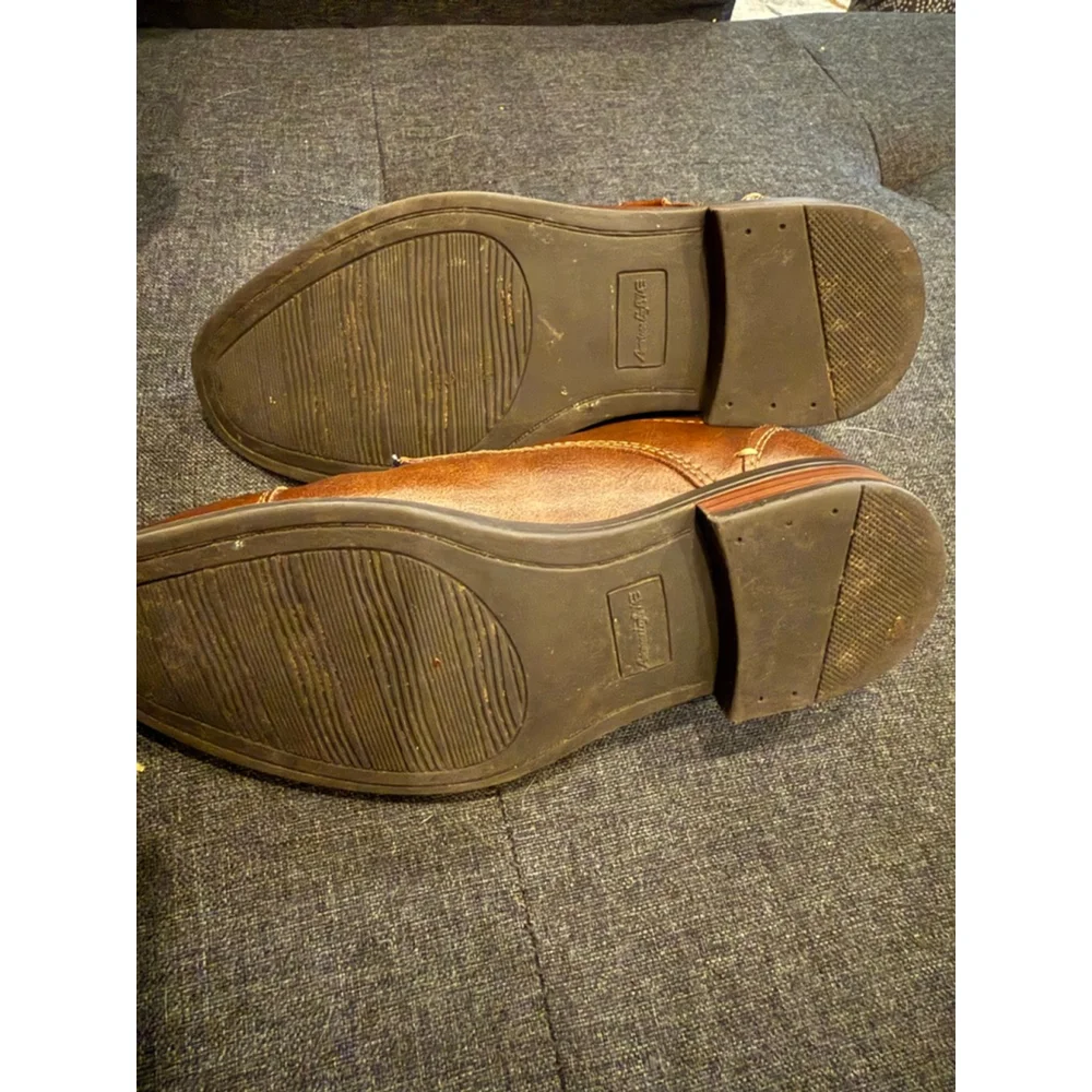 Boys American Eagle Brown Dress Shoes 13 (Little Boy)